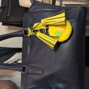 Coach Limited Vintage Rare Legacy Perforated Leather Candace Carryall